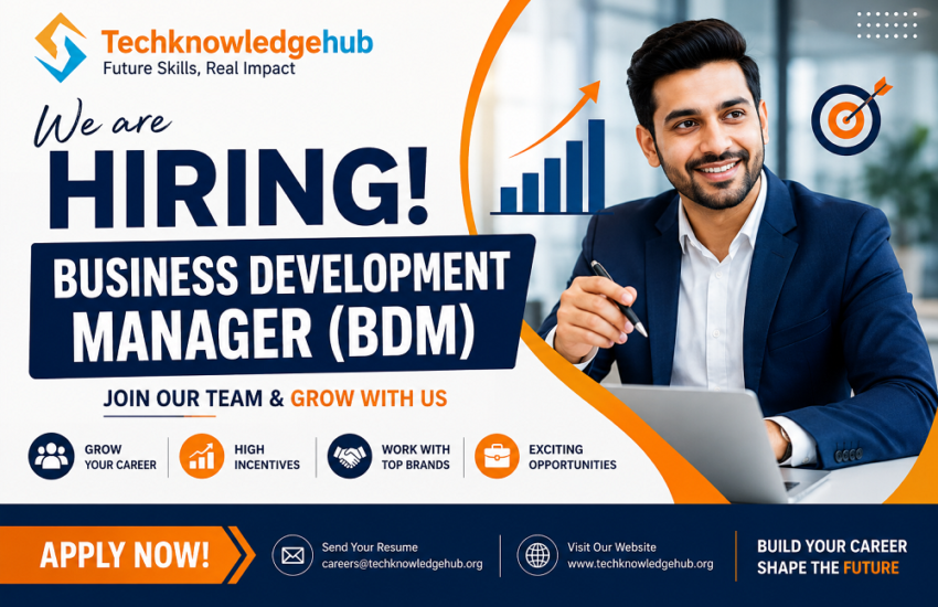 Business Development Manager Jobs at TechKnowledgeHub